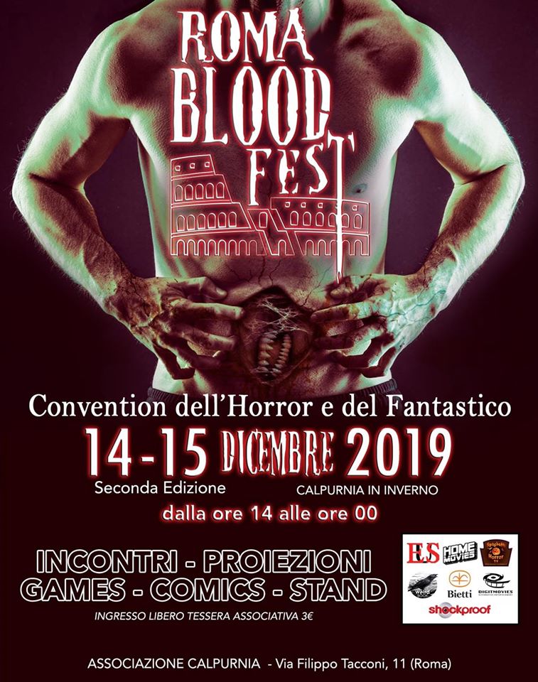 Il programma del secondo Roma Blood Fest