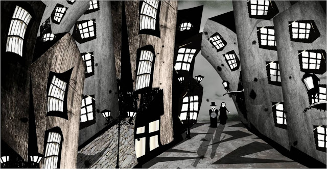 Caligari e Bruta nel film Resurrection Corporation
