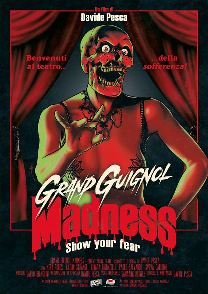 Grand Guignol Madness - Show Your Fear - locandina Giorgio Credaro