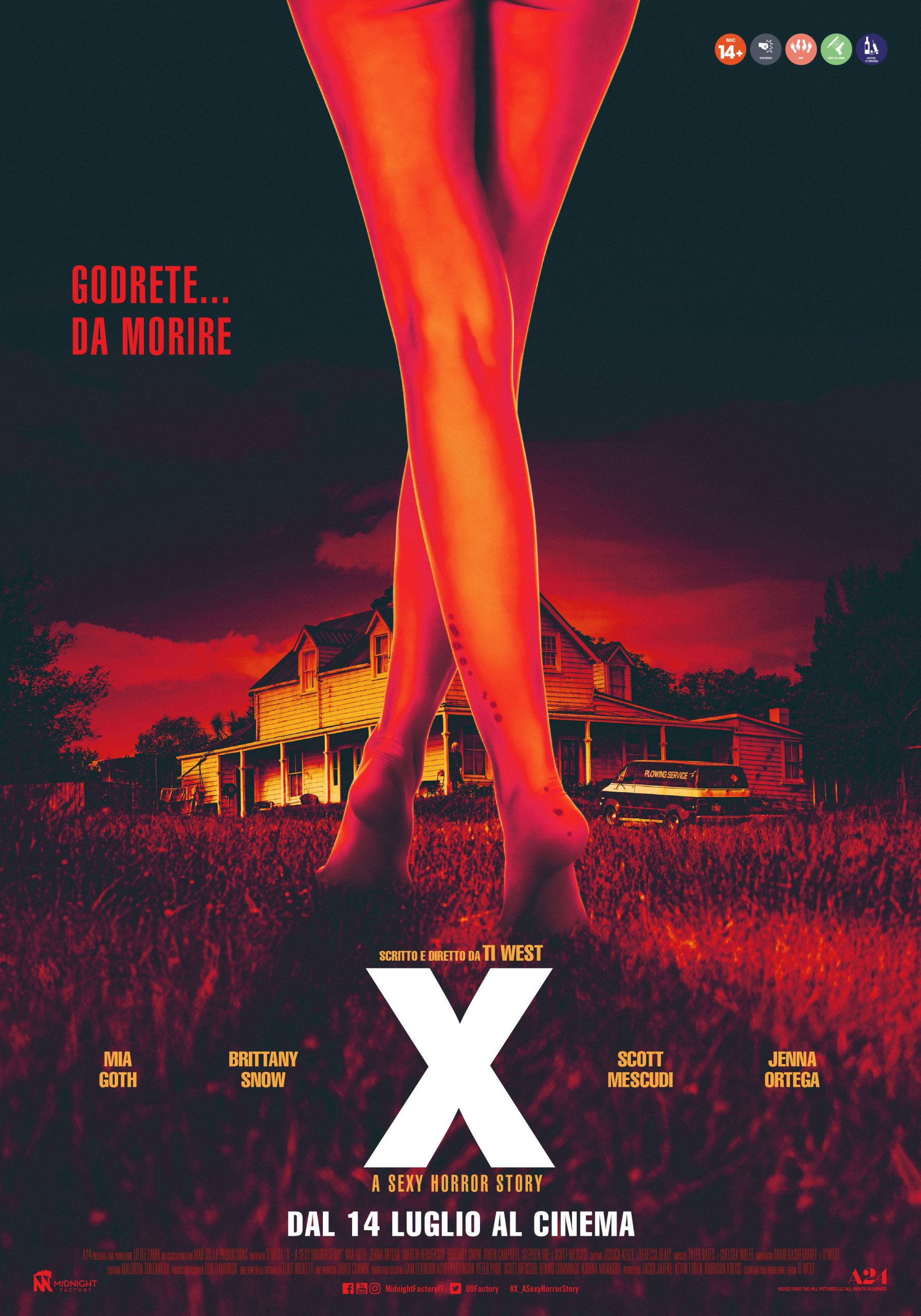 [NEWS] Fissata per il 14 luglio l’uscita italiana dell’horror X – A Sexy Horror Story