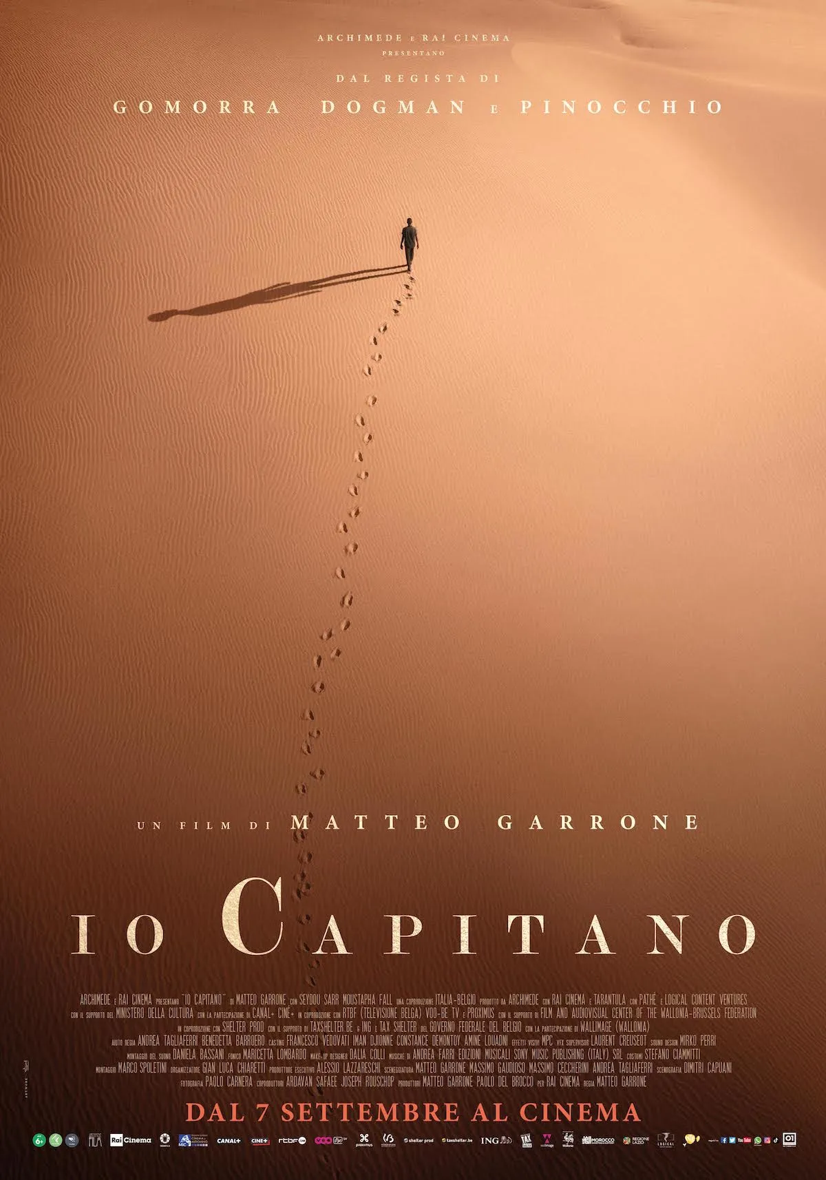 Io Capitano: la locandina del nuovo film di Matteo Garrone