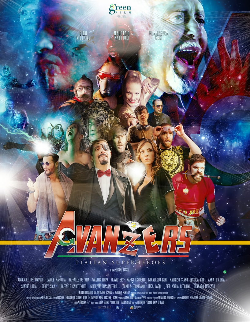Avanzers italian superheroes: trailer e locandina
