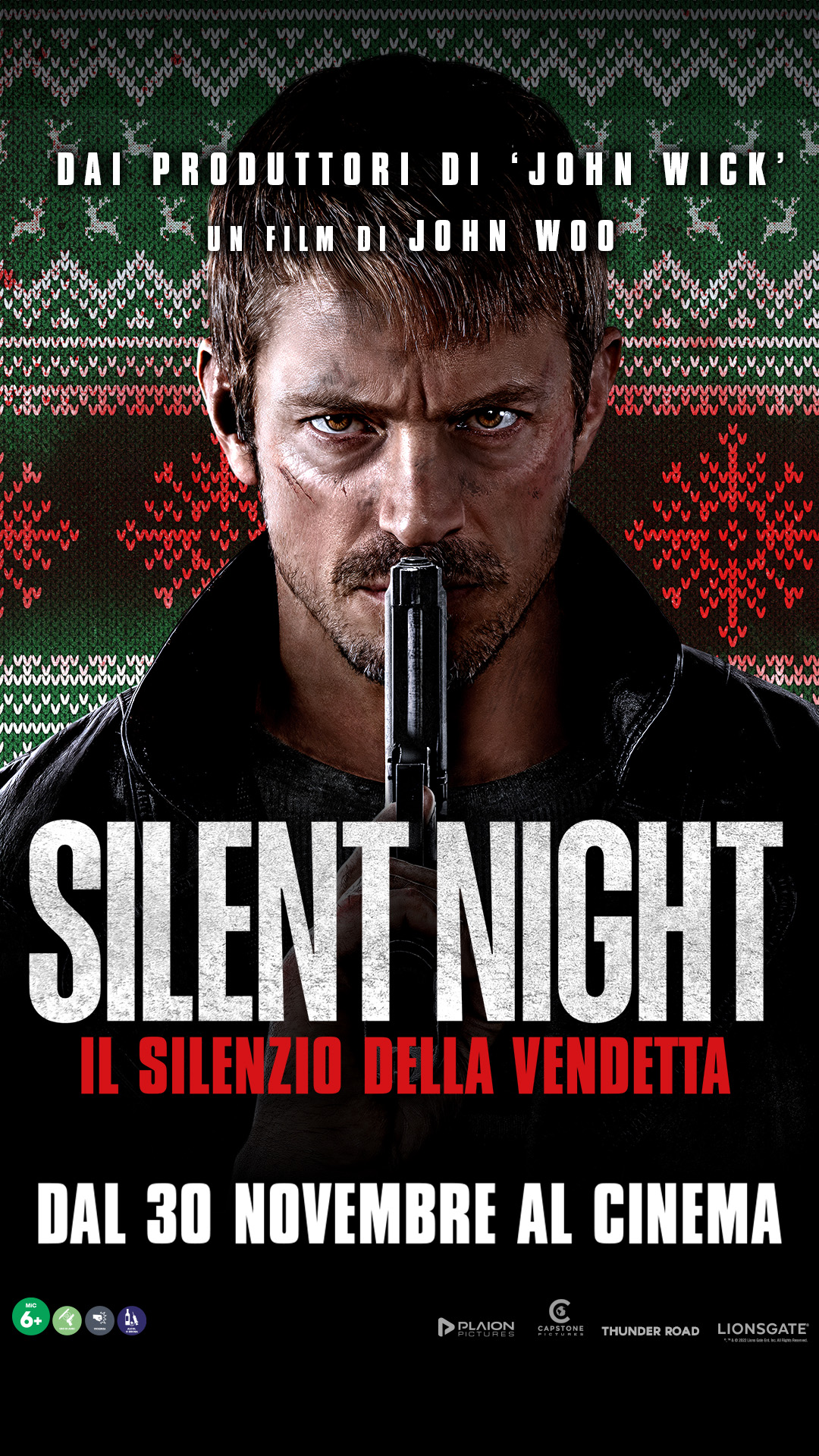 Silent Night – Il Silenzio della Vendetta: il trailer dell’action di John Woo