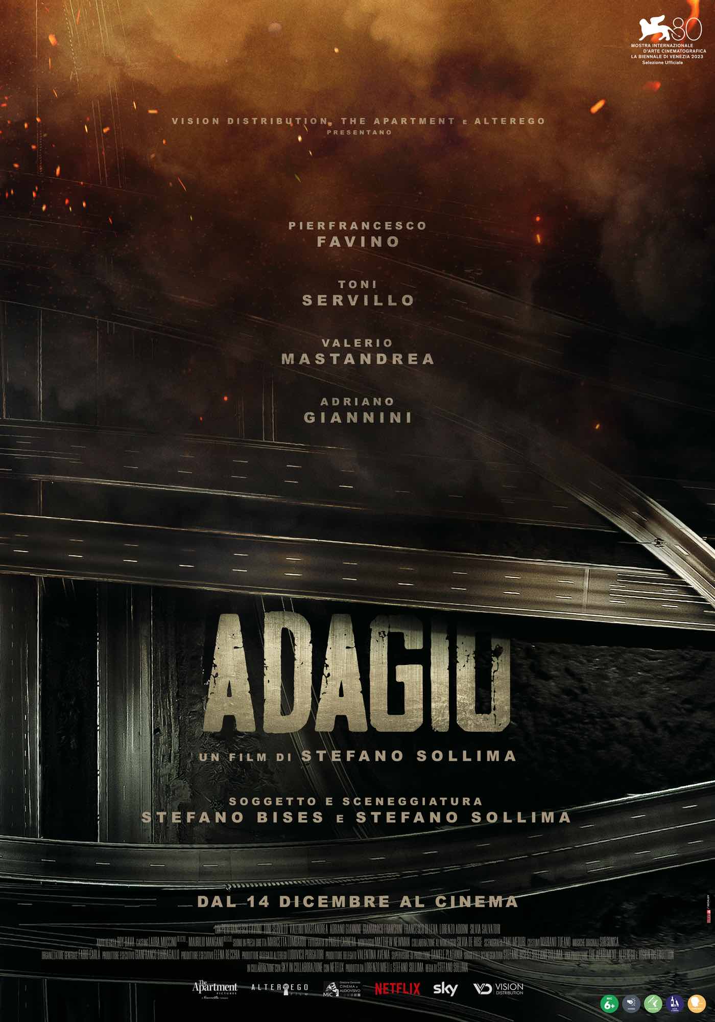 Adagio: il trailer del nuovo film di Stefano Sollima